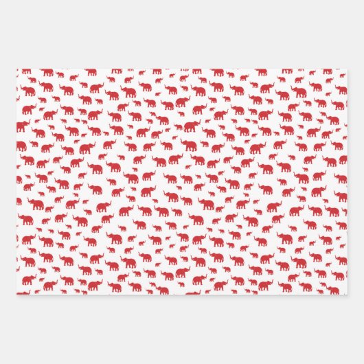 Enveloppement de feuilles plats en papier Jeu de 3 (Devant)