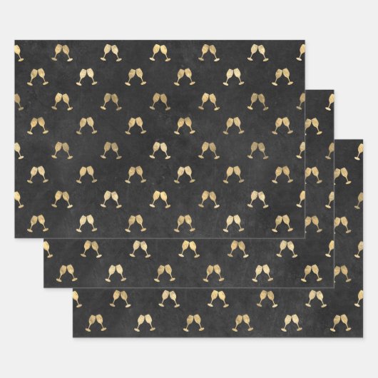 Enveloppement de feuilles plats en papier Jeu de 3 (Lot)