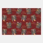 Enveloppement de feuilles plats en papier Jeu de 3 (Devant 2)