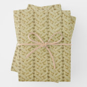 Enveloppement de l'ensemble de feuilles de papier (En situation)