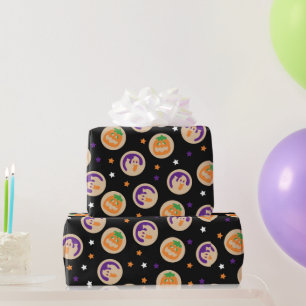 Enveloppement de papier cadeau de biscuits d'Hallo