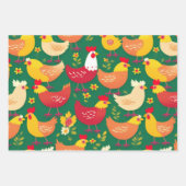 Enveloppement de poulet ensemble papier cadeau san (Devant 2)