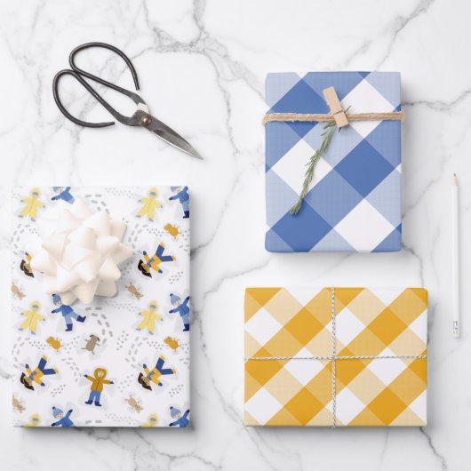 Enveloppement des feuilles de papier de l'Ange de  (Recto)