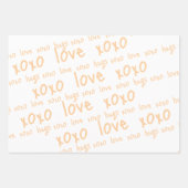 Envelopper des feuilles de papier Valentine's Love (Devant 3)