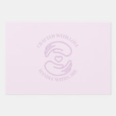 Envelopper le papier d'artisanat avec amour (Devant)