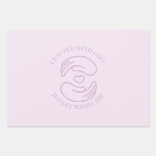 Envelopper le papier d'artisanat avec amour (Devant)