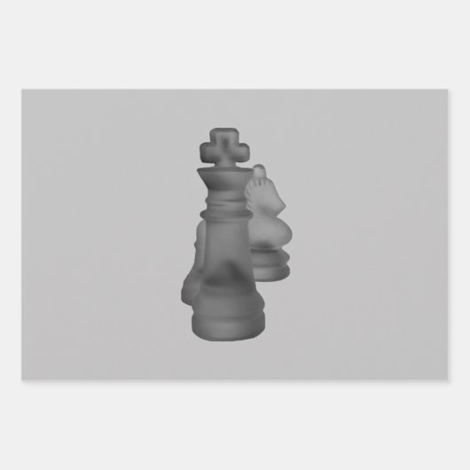 Envelopper les feuilles de papier Échecs (Devant)