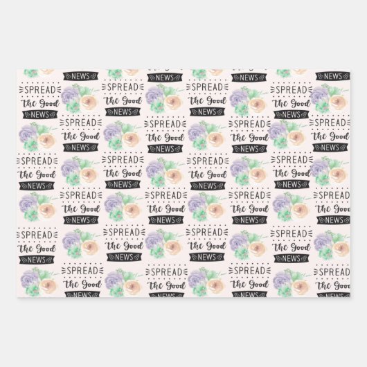 Envelopper les feuilles de papier Ensemble de 3 (Devant 2)