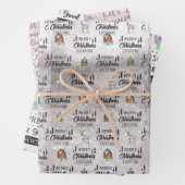 Envelopper les feuilles de papier Ensemble de 3 (En situation)