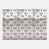 Envelopper les feuilles de papier Ensemble de 3 (Devant)