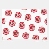 Envelopper les feuilles de papier L'amour de Valen (Devant)