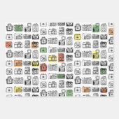 Envelopper les feuilles de papier - "Sourires" tou (Devant 3)