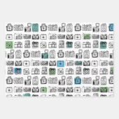 Envelopper les feuilles de papier - "Sourires" tou (Devant)