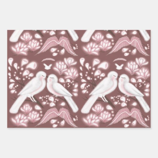 Envelopper les inséparables de papier (Devant 2)