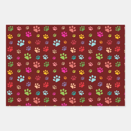 Enveloppes de papier de conception Empreintes de p (Devant)