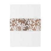 Envelopuitnodiging voor hout en loopbaan uitnodigingen wikkel (Achterkant Voorbeeld)