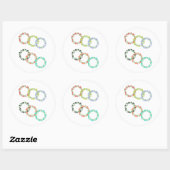Envelopzegels Ronde Sticker (Vel)