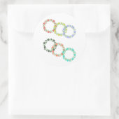 Envelopzegels Ronde Sticker (Tas)