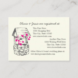 Envie de bonnes cartes d'enregistrement de mariage