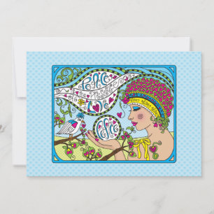 Envie de vous souhaiter la carte Peace_Flat 7" x 5