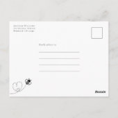 Envie d'une invitation à la douche nuptiale (Dos)