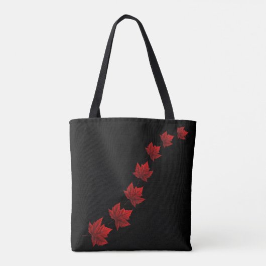 Enviro-vriendelijke Canadese Canvas tas Retro Mapl (Achterkant)