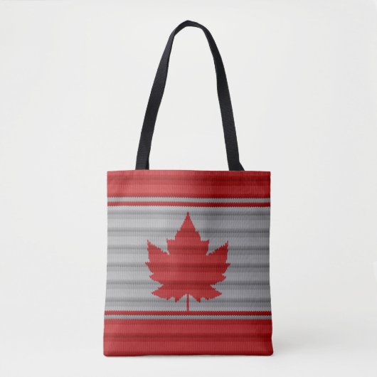 Enviro-vriendelijke Canadese Canvas tas Retro Mapl (Voorkant)