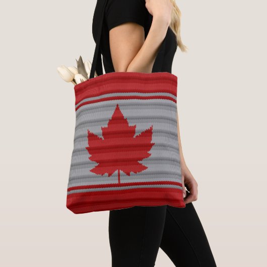 Enviro-vriendelijke Canadese Canvas tas Retro Mapl (Dichtbij)