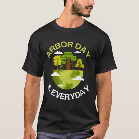 environmental awareness Tree Planting Arbor Day Ev T-shirt (Voorkant)