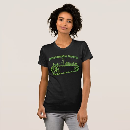 Environmental Engineer Environment Engineering T-shirt (Voorkant volledig)