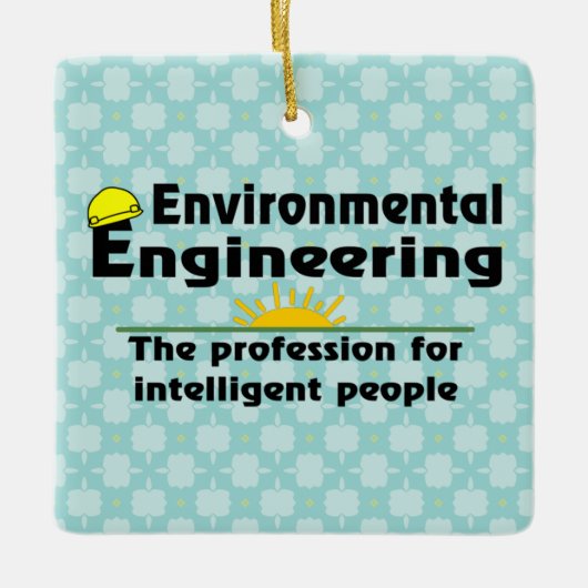 Environmental Engineering Genius Keramisch Ornament (Voorkant)