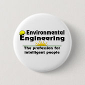 Environmental Engineering Genius Ronde Button 5,7 Cm (Voorkant)