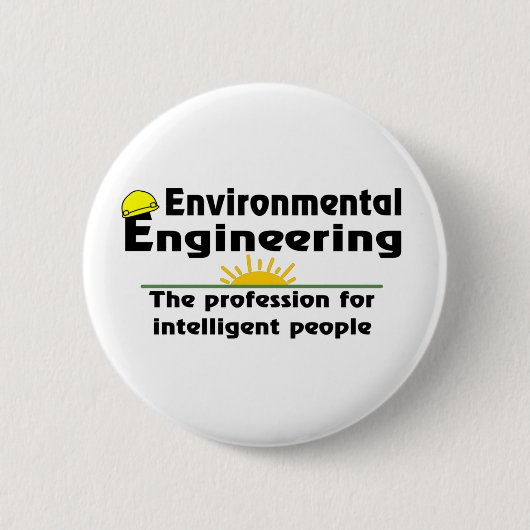 Environmental Engineering Genius Ronde Button 5,7 Cm (Voorkant)