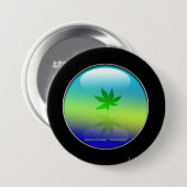Environmental Saavy "Think Green" Ronde Button 7,6 Cm (Voorkant /achterkant)