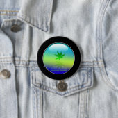 Environmental Saavy "Think Green" Ronde Button 7,6 Cm (In situ)