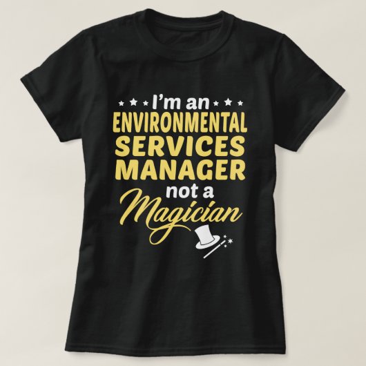 Environmental Services Manager T-shirt (Design voorkant)