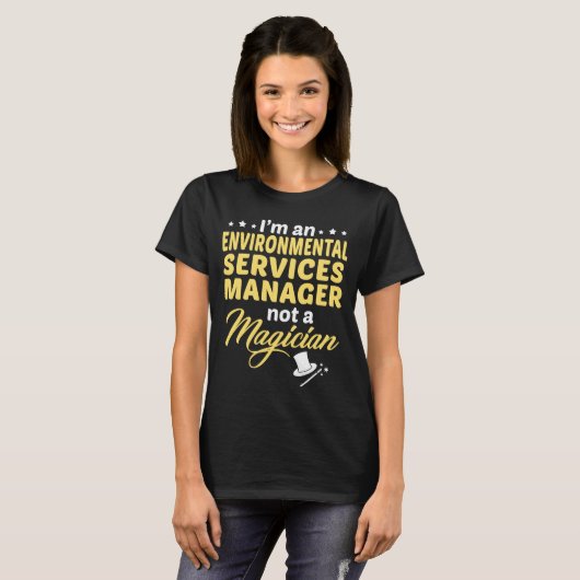 Environmental Services Manager T-shirt (Voorkant volledig)