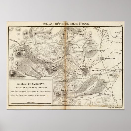 Environs de Clermont Poster (Voorkant)
