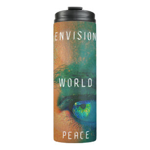 ENVISION WORLD PEACE door William Colvard Thermosbeker
