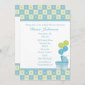 Envoi de bébés Invitations de douches pour bébés (Devant / Derrière)