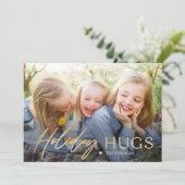 Envoi de carreaux Carte photo de vacances moderne (Debout devant)