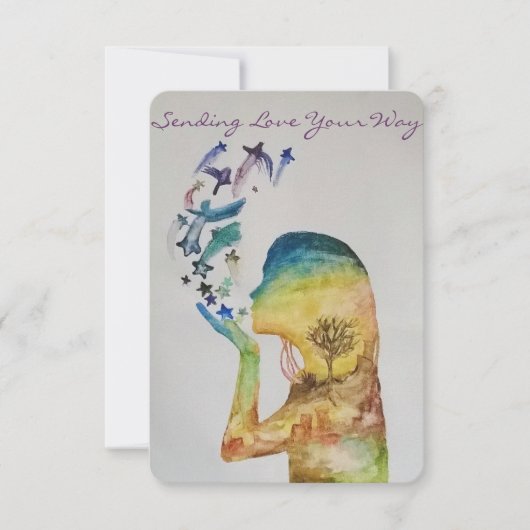 Envoi de cartes de voeux d'amour (Devant)