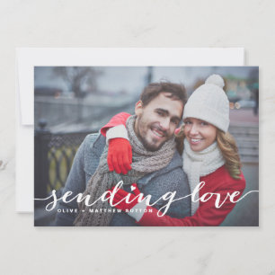 Envoi de Love Calligraphie Carte Saint-Valentin