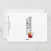 Envoi de Père Noël - Cartes de Noël Cartes de fin  (Dos)