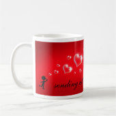 Envoi de tout mon amour - Bubble Hearts Mug (Gauche)