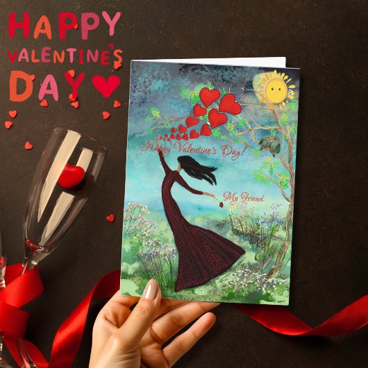 Envoi d'une carte de la Saint-Valentin