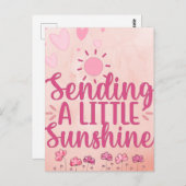 Envoi d'une carte postale Petit Soleil (Devant / Derrière)