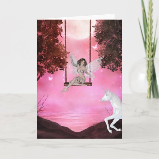 Envoi pour la licorne - Carte de voeux d'Imaginair (Devant)