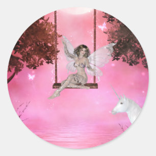 Envoi pour la licorne - Stickers Imaginaire