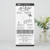 Envolez-vous avec Amour: Carte d'embarquement Save (Debout devant)